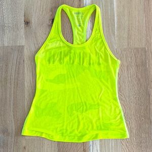 NOBULL Project Neon Camo Racerback Tank